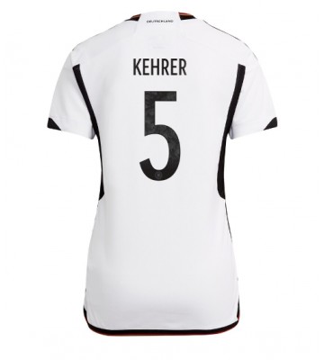 Germany Thilo Kehrer #5 Replica Home Stadium Shirt for Women World Cup 2022 Short Sleeve